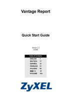 ZyXEL CommunicationsVANTAGE REPORT