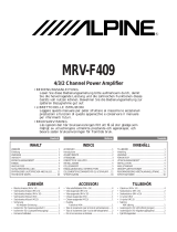 Alpine MRV-F409 Bedienungsanleitung