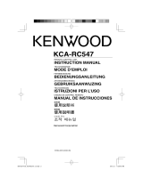 Kenwood KCA-RC547 Bedienungsanleitung