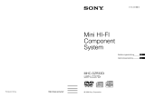 Sony mhc gzr33di Bedienungsanleitung