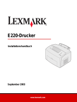 Lexmark E220 Bedienungsanleitung