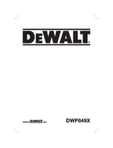 DeWalt DWP849XP Bedienungsanleitung