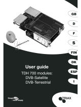 Triax TDH 700 Benutzerhandbuch