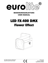 EuroLite LED FX-400 DMX Flower Effect Benutzerhandbuch