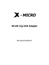 X-Micro WLAN 11g Benutzerhandbuch