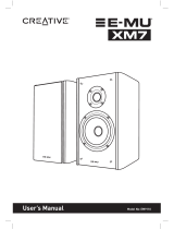 Creative E-MU XM7 Benutzerhandbuch