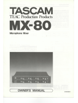 Tascam MX-80 Bedienungsanleitung