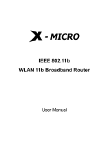 X-Micro XWL-11BRRG Bedienungsanleitung