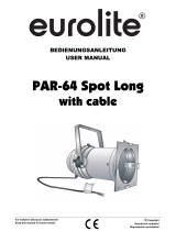 EuroLite PAR-64 Profi Spot Benutzerhandbuch