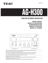 TEAC AG-H300 Bedienungsanleitung