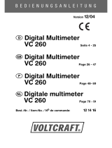 VOLTCRAFT VC 260 Benutzerhandbuch