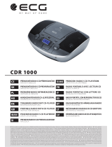 ECG CDR 1000 Benutzerhandbuch