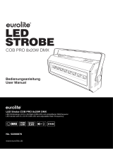 EuroLite LED Strobe COB PRO 8x20W DMX Benutzerhandbuch