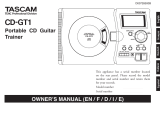 Tascam CD-GT1 Bedienungsanleitung