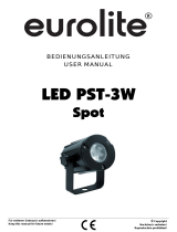 EuroLite LED PST-3W 6000 K Spot Benutzerhandbuch