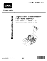 Toro Greensmaster Flex 1018 Traction Unit Benutzerhandbuch