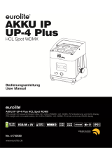 EuroLite Akku IP UP-4 Plus HCL Spot WDMX Benutzerhandbuch