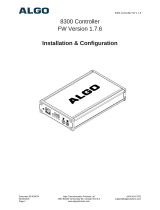 Algo 8300 Benutzerhandbuch