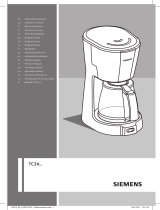 Siemens TC3A0303 COFFEE MAKER Bedienungsanleitung