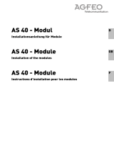 AGFEO AS 40 - Modul Installationsanleitung