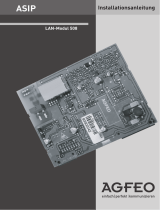 AGFEO LAN-Modul 508 Installationsanleitung