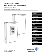 Johnson Controls CD-WA 00-2 Series Installation Instructions Manual