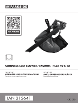 Parkside PLSA 40-Li A1 Instructions For Use Manual