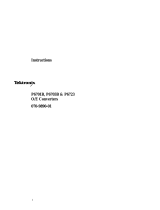 Tektronix P6723 Instructions Manual