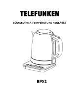 Telefunken BPX1 1,7l T°C Bedienungsanleitung