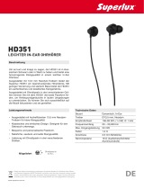 Superlux HD351 Spezifikation