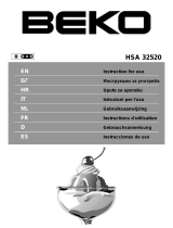 Beko HSA32520 Bedienungsanleitung