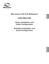 Microsemi PDS-EM-8100 Quick Installation And Initial Configuration