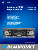 Blaupunkt Acapulco MP52 Bedienungsanleitung