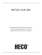Heco METAS SUB 30A Bedienungsanleitung