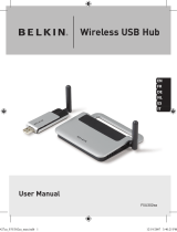Belkin HUB USB SANS FIL #F5U302EA Bedienungsanleitung