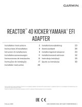 Garmin Reactor 40 Kicker stuurautomaat Installationsanleitung