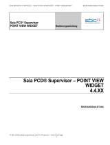 SBC Saia PCD® Supervisor V3.0 - Point List Widget Bedienungsanleitung