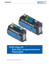 SBC PCD7.LRxx-P5 Room controller - PG5 programmable Bedienungsanleitung