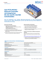 SBC PCD3.M5360 RS422, Ethernet, up to 1023 I/O Datenblatt