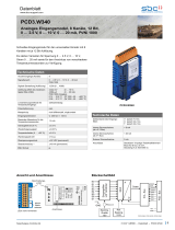 SBC PCD3.W340 Analogue inp., 8 channels, 12 bits Datenblatt