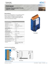 SBC PCD3.W220 Analogue inputs, Pt/Ni1000, 10 bit Datenblatt