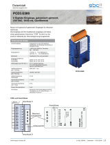 SBC PCD3.E500 Digital input module, 6 inputs, 230 VAC Datenblatt