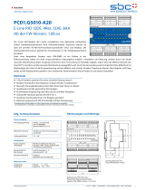 SBC PCD1.G5010-A20 L-Series RIO 12DI, 4Rel, 12AI, 8AO Datenblatt