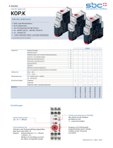 SBC KOP.K electronic timer Datenblatt