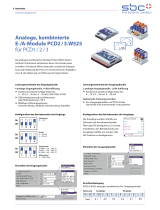 SBC PCD2/3.W525 analogue combined I/O module Datenblatt