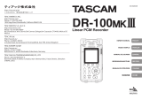 Tascam DR-100 MKIII Bedienungsanleitung