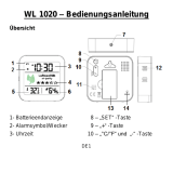 Technoline WL 1020 Benutzerhandbuch