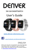 Denver Bluetooth Smartwatch in verschiedenen Farben Benutzerhandbuch
