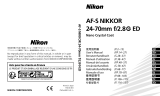 Nikon AF-S NIKKOR 24-70mm f/2.8G ED Benutzerhandbuch