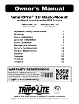 Tripp Lite Owner's Manual SmartPro® 1U Rack-Mount Bedienungsanleitung